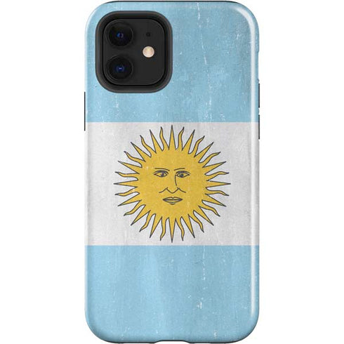 Argentina Flag Distressed iPhone 12 Impact Case